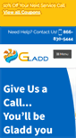 Mobile Screenshot of gladdhvac.com